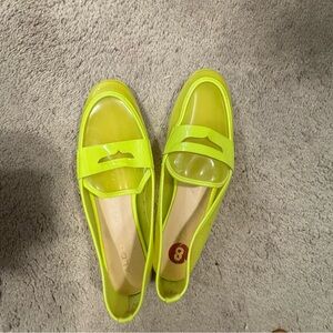 Aldo Women's Bright Green Loafers